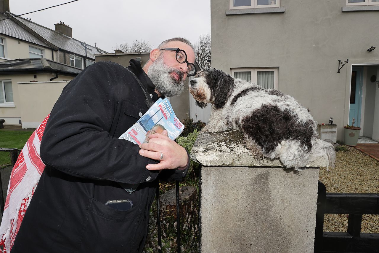 Election 2024 Day 9 Simon Harris and Micheál Martin canvass Kerry as